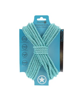 Polyester Bondage Rope - 10 m - Sznur do Krępowania - Niebieski