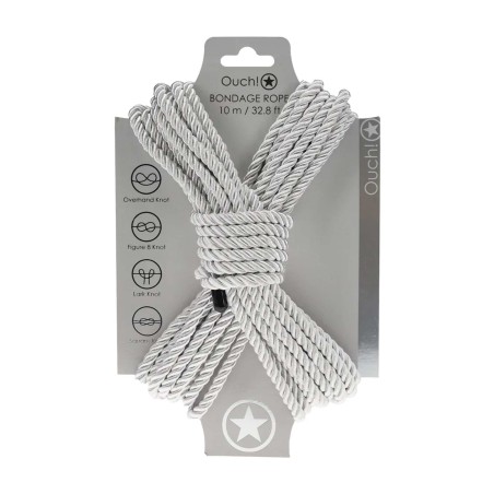 Polyester Bondage Rope - 10 m - Sznur do Krępowania - Szary