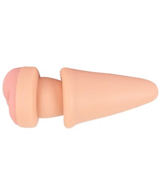 Nature Skin Butt Plu - Korek Analny i Masturbator w Jednym