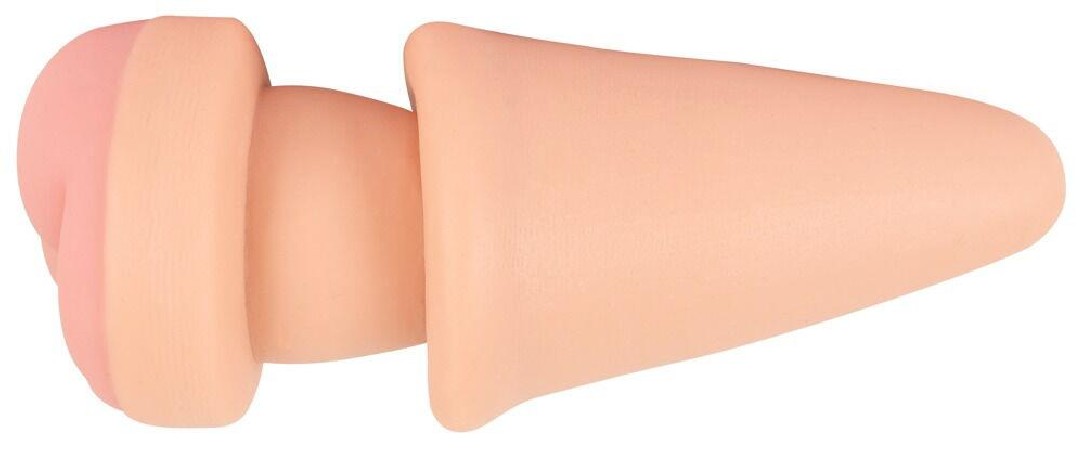 Nature Skin Butt Plu - Korek Analny i Masturbator w Jednym