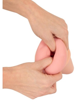 Nature Skin Butt Plu - Korek Analny i Masturbator w Jednym