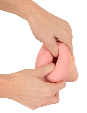 Nature Skin Butt Plu - Korek Analny i Masturbator w Jednym