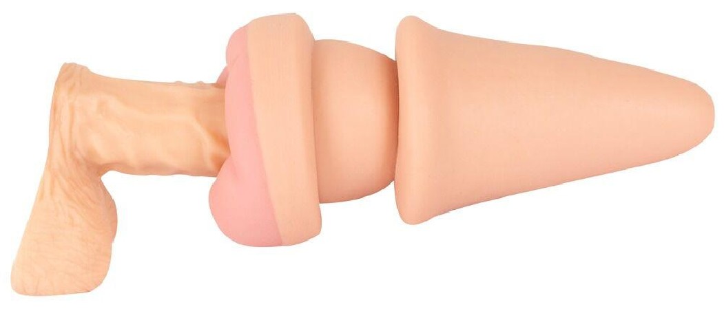 Nature Skin Butt Plu - Korek Analny i Masturbator w Jednym
