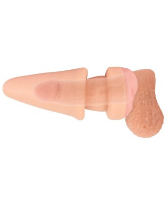 Nature Skin Butt Plu - Korek Analny i Masturbator w Jednym