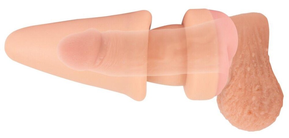 Nature Skin Butt Plu - Korek Analny i Masturbator w Jednym
