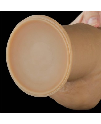 Love Toy – Dwuwarstwowy silikonowy dildo z uchwytem - 30cm