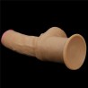 Love Toy – Dwuwarstwowy silikonowy dildo z uchwytem - 30cm