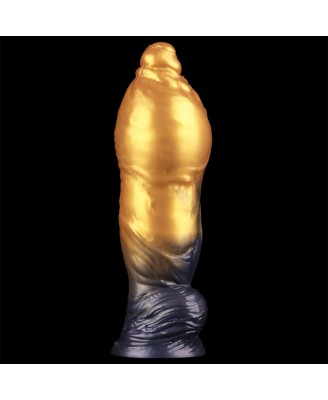 LoveToy - Monster Dildo - Nadmuchiwane - Złoto-Czarne - 25cm