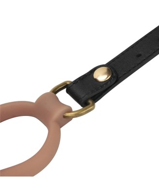 LoveToy Ingen zestaw strap-on z pustym dildo i silikonowym prętem 25cm - L/XL