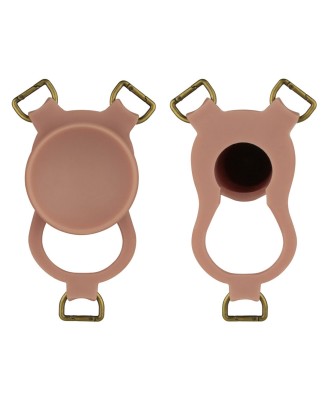 LoveToy Ingen zestaw strap-on z pustym dildo i silikonowym prętem 25cm