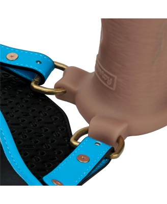 LoveToy Ingen zestaw strap-on z pustym dildo i silikonowym prętem 23cm