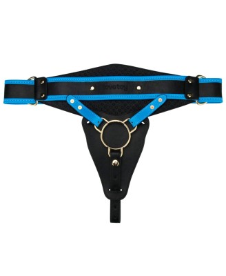 Vibrating Enhanced  - Zestaw Uprząż Strapon i Wibrujące Dildo - 24cm