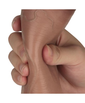 LoveToy Ingen zestaw strap-on z pustym dildo i silikonowym prętem 23cm