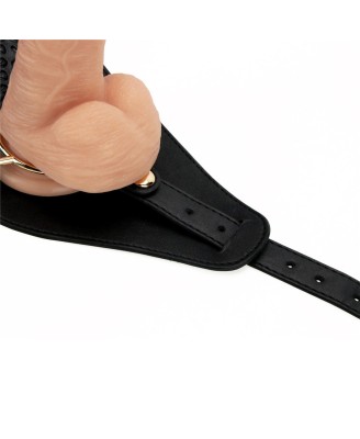 LOVETOY Premium Strap-On - Zestaw Uprząż Strapon i Wibrujące Dildo - L/XL