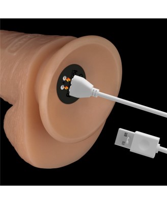 LOVETOY Premium Strap-On - Zestaw Uprząż Strapon i Wibrujące Dildo - L/XL