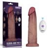 Sliding Skin Pro II Dual Layer - Realistyczne Dildo Wibrator - 23cm