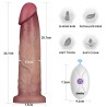 Sliding Skin Pro II Dual Layer - Realistyczne Dildo Wibrator - 23cm