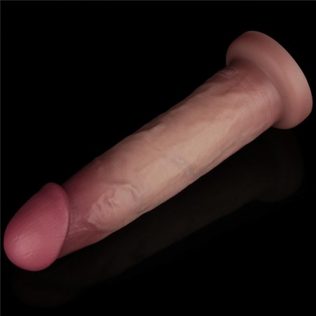 Sliding Skin Pro II Dual Layer - Realistyczne Dildo Wibrator - 23cm