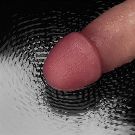 Sliding Skin Pro II Dual Layer - Realistyczne Dildo Wibrator - 23cm