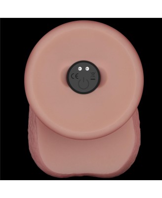 Sliding Skin Pro II Dual Layer - Realistyczne Dildo Wibrator - 20cm