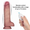 Sliding Skin Pro II Dual Layer - Realistyczne Dildo Wibrator - 21,6cm