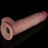 Sliding Skin Pro II Dual Layer - Realistyczne Dildo Wibrator - 21,6cm