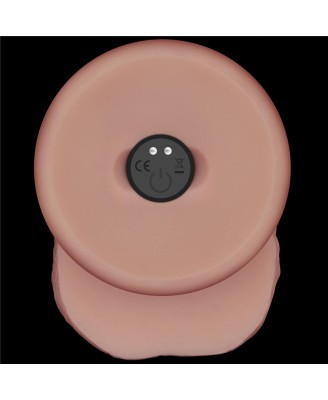 Sliding Skin Pro II Dual Layer - Realistyczne Dildo Wibrator - 21,6cm
