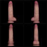 Sliding Skin Pro II Dual Layer - Realistyczne Dildo Wibrator - 21,6cm