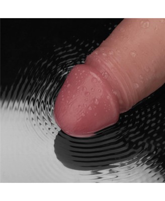 Sliding Skin Pro II Dual Layer - Realistyczne Dildo Wibrator - 21,6cm
