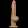 Love Toy – Dwuwarstwowy silikonowy dildo z uchwytem - 24cm