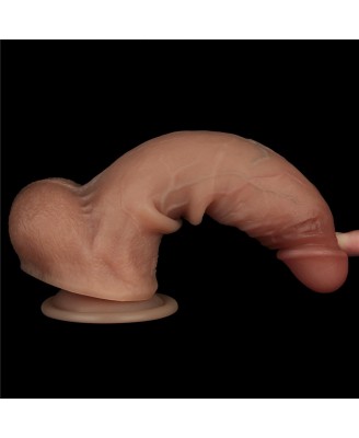 Sliding Skin Pro Dual Layer - Realistyczne Dildo - Cieliste - 21,5cm