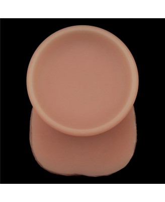 Sliding Skin Pro Dual Layer - Realistyczne Dildo - Cieliste - 23cm