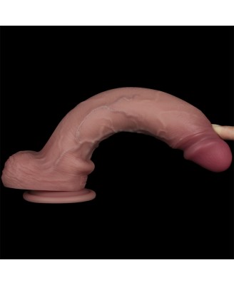 Sliding Skin Pro II Dual Layer - Realistyczne Dildo - Cieliste - 23cm