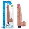Lovetoy Real Softee - Realistyczny Wibrator Dildo - Cieliste - 25,5cm