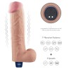 Lovetoy Real Softee - Realistyczny Wibrator Dildo - Cieliste - 25,5cm
