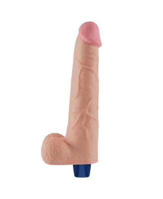 Lovetoy Real Softee - Realistyczny Wibrator Dildo - Cieliste - 25,5cm