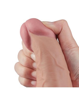 Lovetoy Real Softee - Realistyczny Wibrator Dildo - Cieliste - 25,5cm