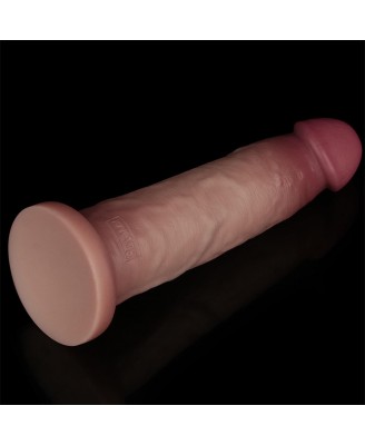 Sliding Skin Pro II Dual Layer - Realistyczne Dildo Wibrator - 22,8cm