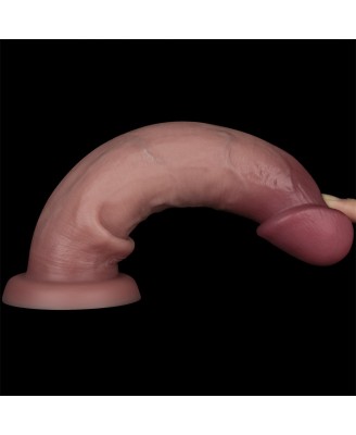 Sliding Skin Pro II Dual Layer - Realistyczne Dildo Wibrator - 22,8cm