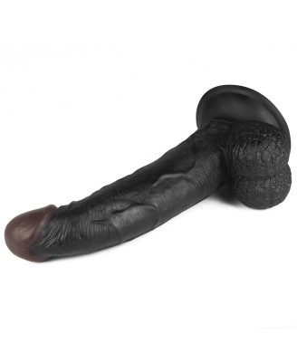 Easy Strapon Set - Zestaw Uprzaż Strap-On i Dildo Czarne 21,5cm