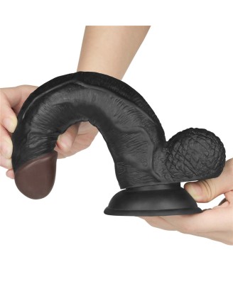 Easy Strapon Set - Zestaw Uprzaż Strap-On i Dildo Czarne 21,5cm