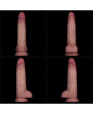 Sliding Skin Pro II Dual Layer - Realistyczne Dildo - Cieliste - 21,5cm