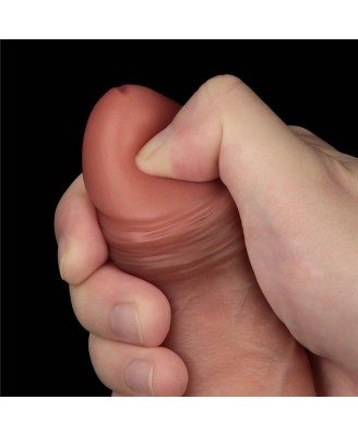 Sliding Skin Pro Dual Layer - Realistyczne Dildo - Cieliste - 21,5cm