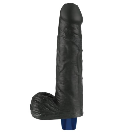 REAL SOFTEE - Realistyczny Wibrator Dildo - 23cm - Czarny