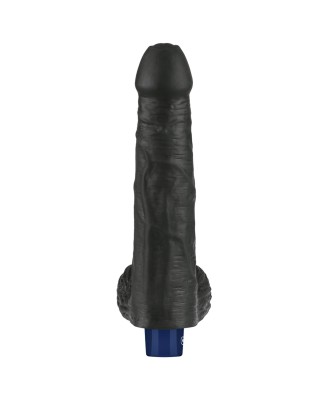 REAL SOFTEE - Realistyczny Wibrator Dildo - 23cm - Czarny