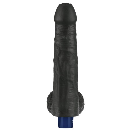 REAL SOFTEE - Realistyczny Wibrator Dildo - 23cm - Czarny