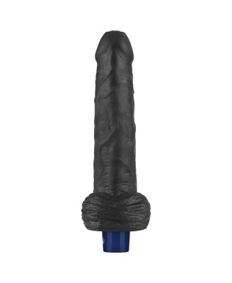 REAL SOFTEE - Realistyczny Wibrator Dildo - 23cm - Czarny