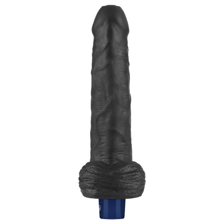 REAL SOFTEE - Realistyczny Wibrator Dildo - 23cm - Czarny