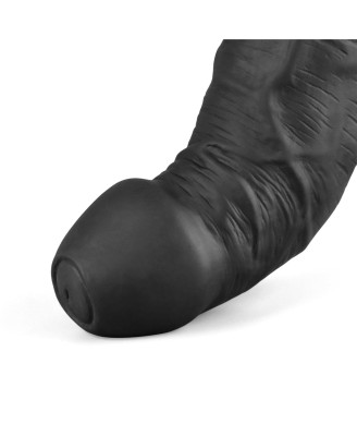 REAL SOFTEE - Realistyczny Wibrator Dildo - 23cm - Czarny