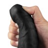 REAL SOFTEE - Realistyczny Wibrator Dildo - 23cm - Czarny